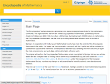 Tablet Screenshot of encyclopediaofmath.org